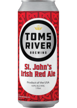 TOMS RIVER ST. JOHN'S IRISH RED ALE