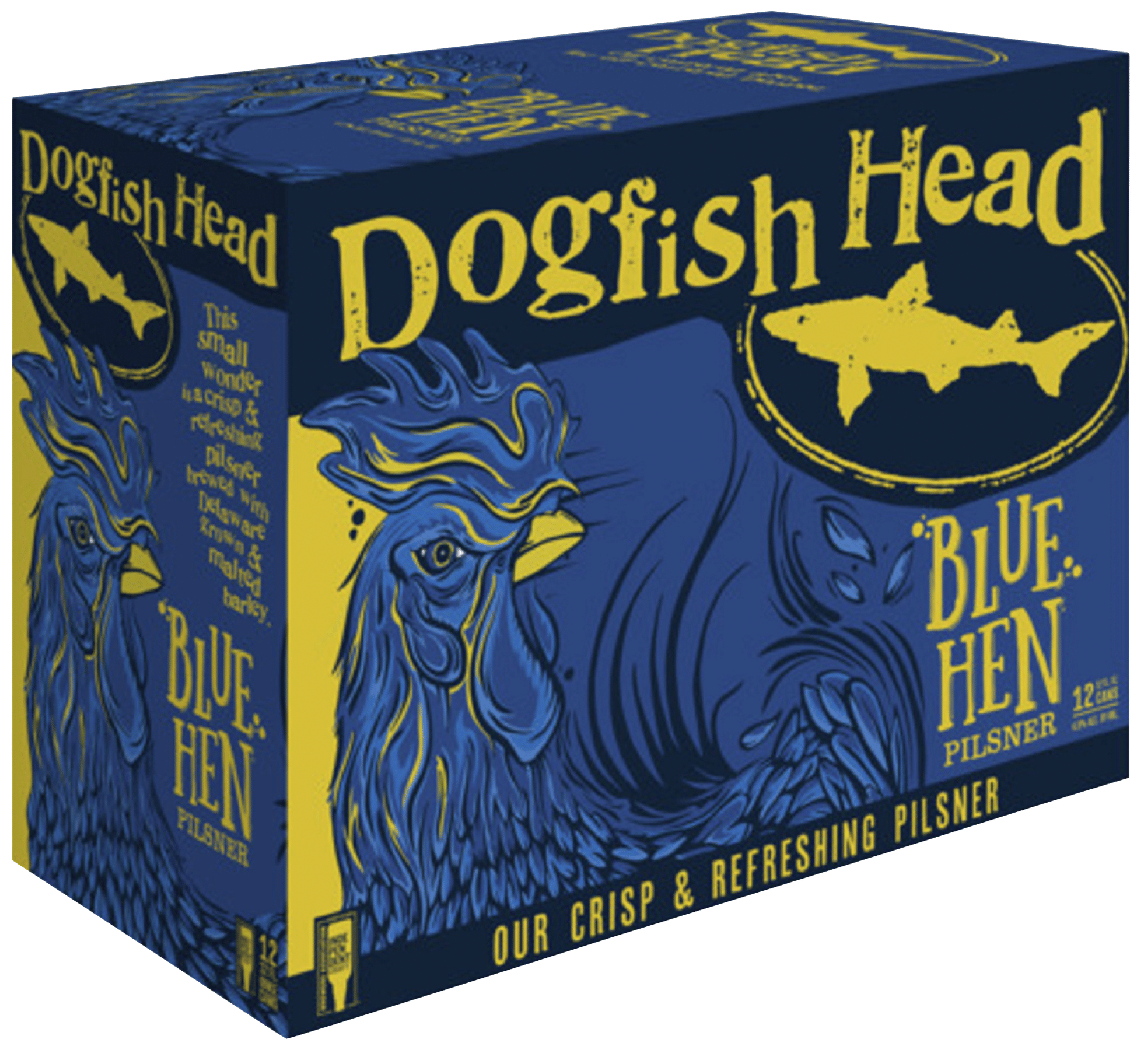 DOGFISH HEAD BLUE HEN PILSNER