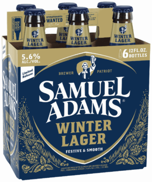 SAMUEL ADAMS WINTER LAGER SEASONAL BEER