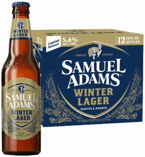 SAMUEL ADAMS WINTER LAGER SEASONAL BEER