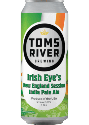 TOMS RIVER IRISH EYES NEW ENGL IPA