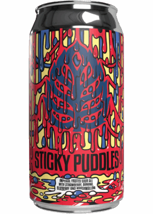 LUPULIN BREWING STICKY PUDDLES STRAWBBANBLUEB MARSHMALLOW