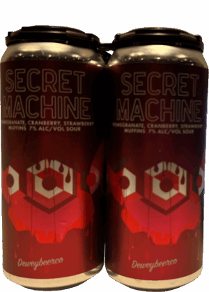 DEWEY SECRET MACHINE POMEGRANATE CRANBERRY STRAWBERRY MUFFINS