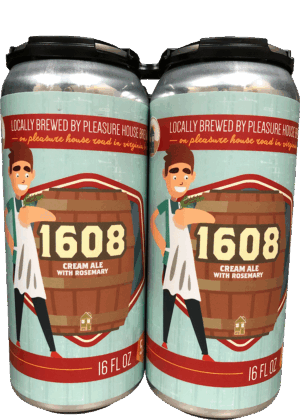 PLEASURE HOUSE 1608 CREAM ALE W/ ROSEMARY