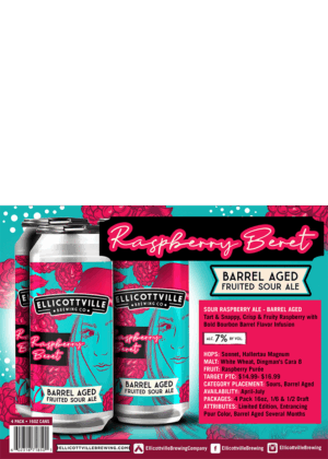 ELLICOTTVILLE RASPBERRY BERET